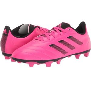 Adidas Kids Pink Soccer Shoes